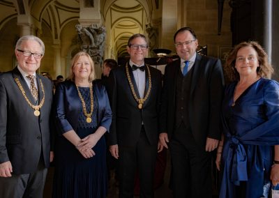 Mozartfest | Eröffnungskonzert | 29.05.2026 | Residenz Würzburg | Joachim Spatz (FDP, 3. Bürgermeister), Sandra Vorlová (Grüne, 2. Bürgermeisterin), Oberbürgermeister Martin Heilig (Grüne), Martin Schöffel (CSU, Bayerischer Finanz- und Heimatstaatssekretär) und seine Partnerin Susanne Glaßmann